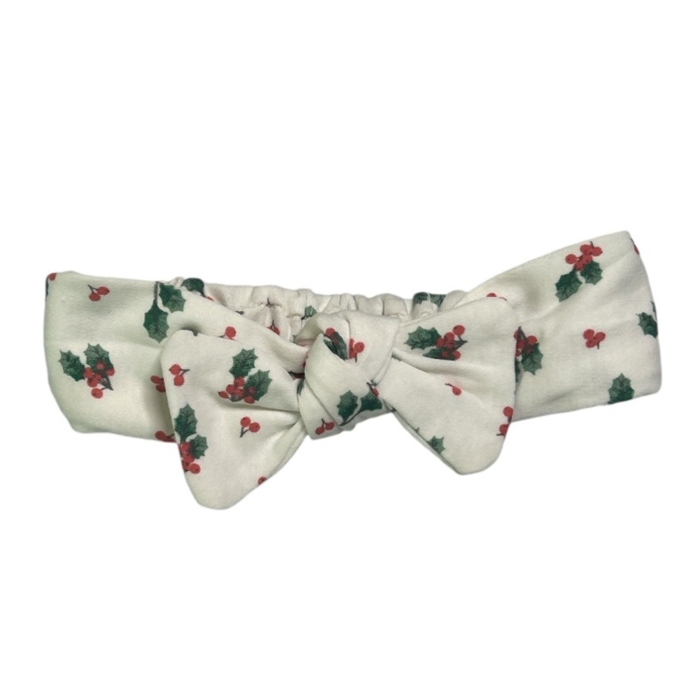 Infant Headband With The Holly Plant